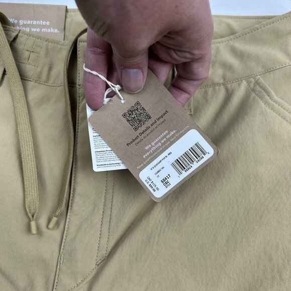 Patagonia Women's Classic Tan Quandary Pants 55417 Regular Size 10 Hiking Casual - Picture 5 of 10